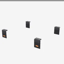 Mud Flaps low-poly 3D model (2,336 tris)