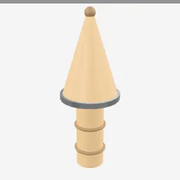 Citrus Reamer low-poly 3D model (3,408 tris)