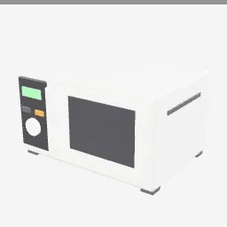 Microwave Oven low-poly 3D model (1,780 tris)