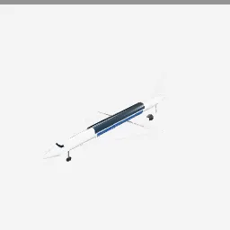 Supersonic Airliner low-poly 3D model (6,052 tris)