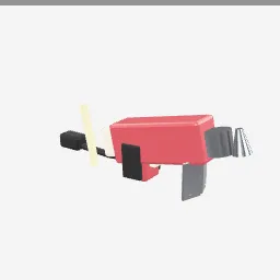 Glue Gun low-poly 3D model (1,636 tris)