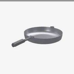 Frying Pan low-poly 3D model (3,688 tris)
