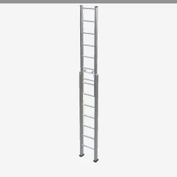 Extension Ladder low-poly 3D model (3,832 tris)