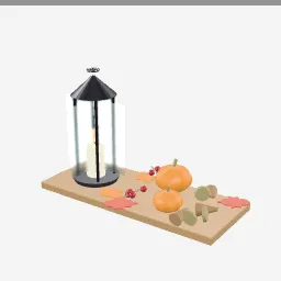 Autumn Centerpiece low-poly 3D model (8,328 tris)