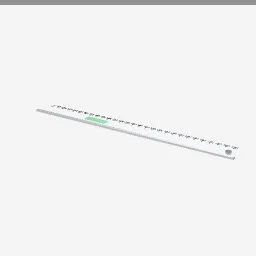 Ruler 30cm low-poly 3D model (2,172 tris)