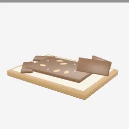 Brittle Bark low-poly 3D model (4,732 tris)