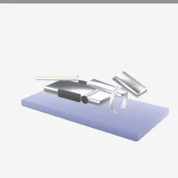 Nail Clippers low-poly 3D model (1,308 tris)