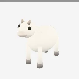 Kid Goat low-poly 3D model (4,708 tris)