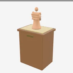 Terracotta Warrior Mini low-poly 3D model (4,908 tris)