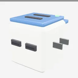 Universal Travel Adapter low-poly 3D model (1,940 tris)