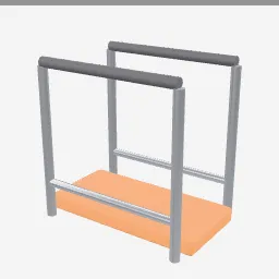 Garden Kneeler low-poly 3D model (796 tris)