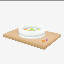 Jelly Beans low-poly 3D model (16,600 tris)