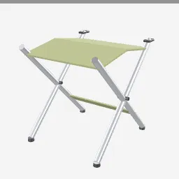 Camp Stool low-poly 3D model (1,300 tris)
