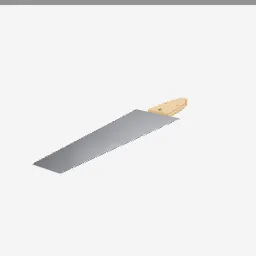 Hand Saw low-poly 3D model (1,284 tris)