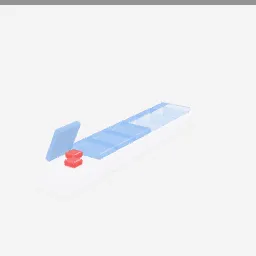 Pill Organizer low-poly 3D model (1,944 tris)