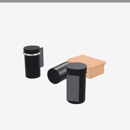 Film Rolls low-poly 3D model (1,336 tris)