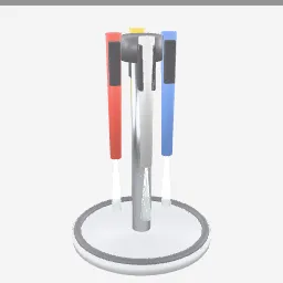 Pipette Stand low-poly 3D model (2,724 tris)