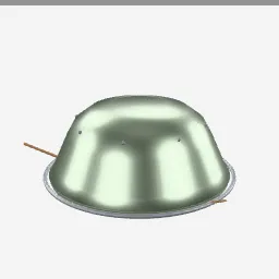 Brodie Helmet low-poly 3D model (6,136 tris)