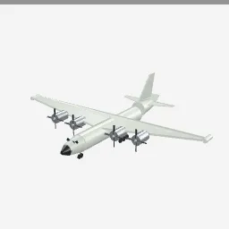 Cargo Freighter low-poly 3D model (7,572 tris)