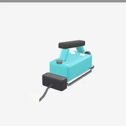 Clothes Iron low-poly 3D model (1,608 tris)