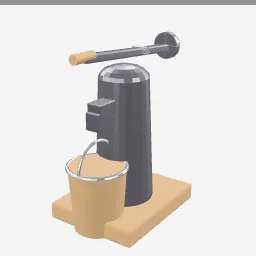 Hand Water Pump low-poly 3D model (2,420 tris)