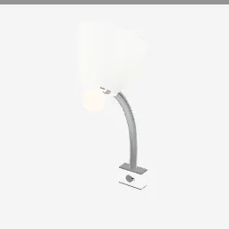 Clip On Lamp low-poly 3D model (3,756 tris)