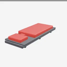 Creeper Seat low-poly 3D model (3,292 tris)