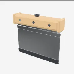 Dough Scraper low-poly 3D model (972 tris)