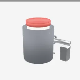 Luggage Cup Holder low-poly 3D model (2,764 tris)