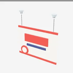 Shop Sale Sign low-poly 3D model (2,244 tris)