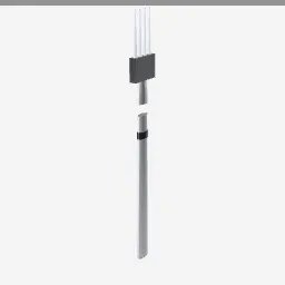 Tabletop Fork low-poly 3D model (1,964 tris)