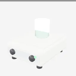 Magnetic Stirrer low-poly 3D model (2,600 tris)