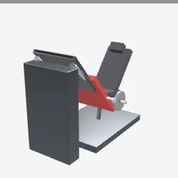 Leg Press Machine low-poly 3D model (2,436 tris)