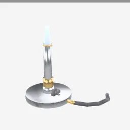 Bunsen Burner low-poly 3D model (4,560 tris)