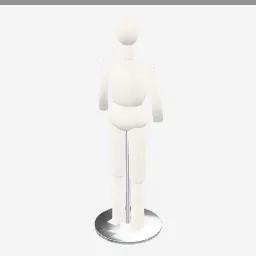 Display Mannequin low-poly 3D model (9,668 tris)