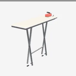 Ironing Board low-poly 3D model (2,312 tris)