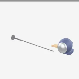 Fencing Gear low-poly 3D model (3,832 tris)