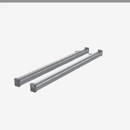 Drawer Slides low-poly 3D model (8,352 tris)
