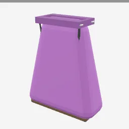 Drawstring Bag low-poly 3D model (1,872 tris)