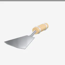 Putty Knife low-poly 3D model (2,848 tris)