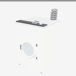 Clothes Dryer low-poly 3D model (6,988 tris)