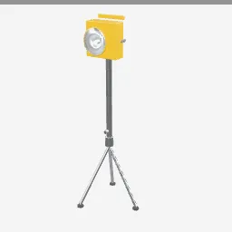 Flood Light low-poly 3D model (3,832 tris)