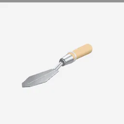 Trowel low-poly 3D model (1,748 tris)