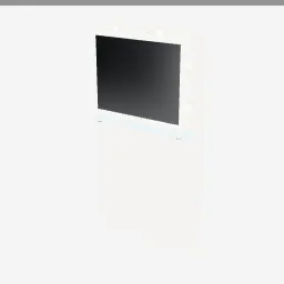 Vanity Mirror low-poly 3D model (5,304 tris)