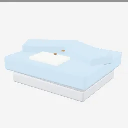 Folded Pajamas low-poly 3D model (3,444 tris)