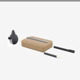Lens Cleaning Kit low-poly 3D model (1,700 tris)