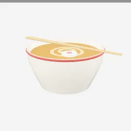 Ramen Bowl low-poly 3D model (10,272 tris)