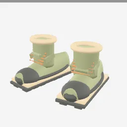 Hiking Boot low-poly 3D model (15,816 tris)