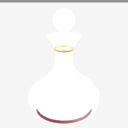 Wine Decanter low-poly 3D model (6,240 tris)