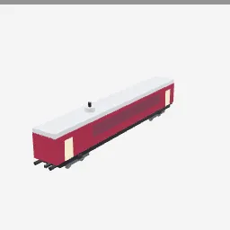 Dining Car low-poly 3D model (1,492 tris)